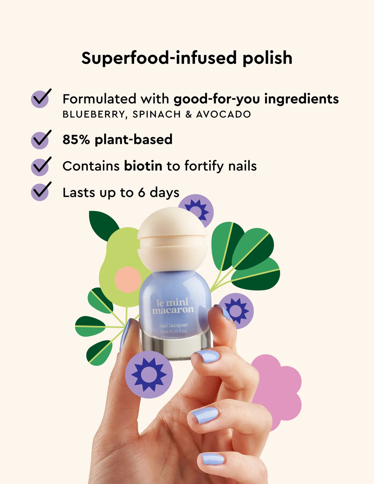 Naglalakk - Fleur Bleue