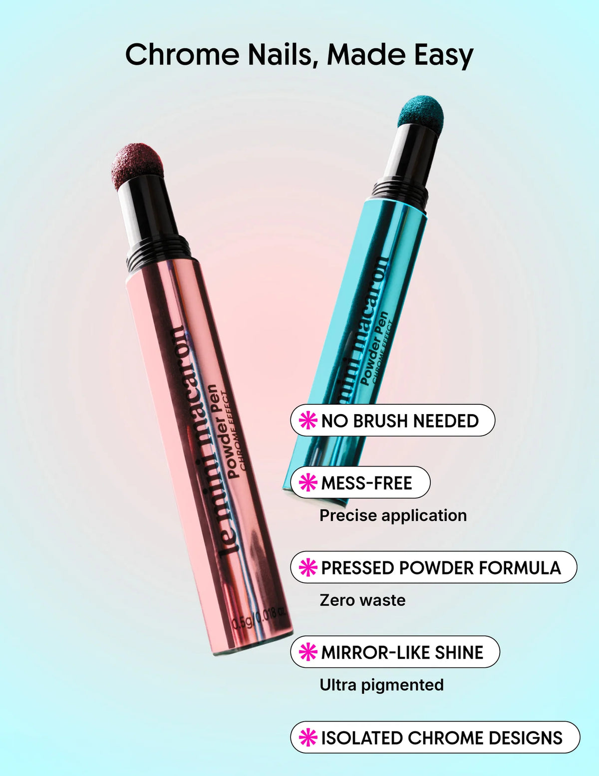Chrome Powder Pen - Pink Revolution