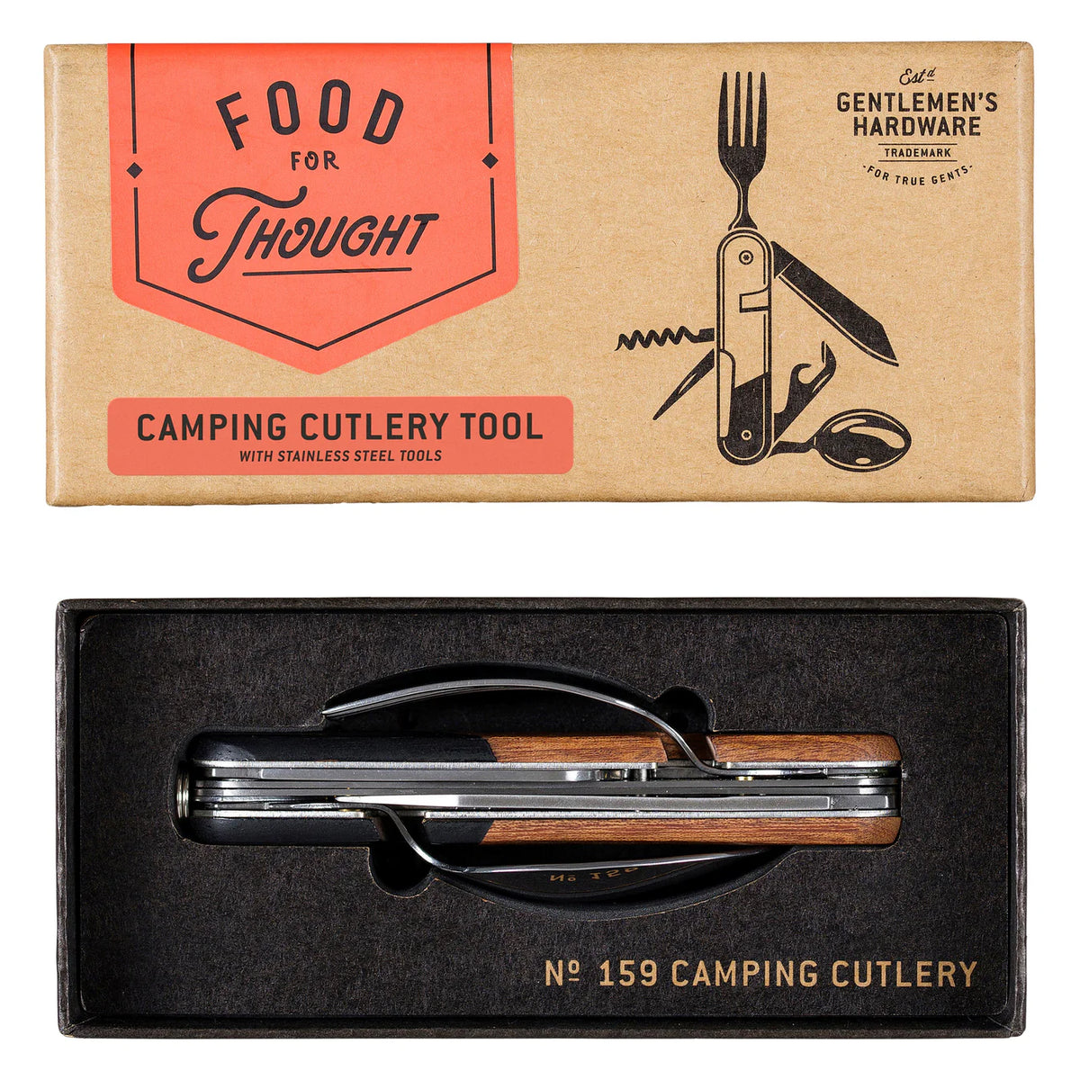 Wood Camping Cutlery Tool