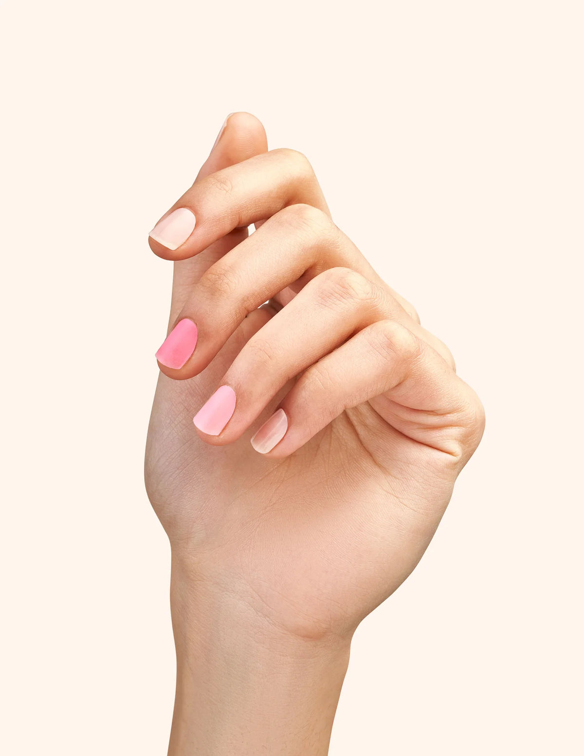 Gel Nail Strips - Candy Pink