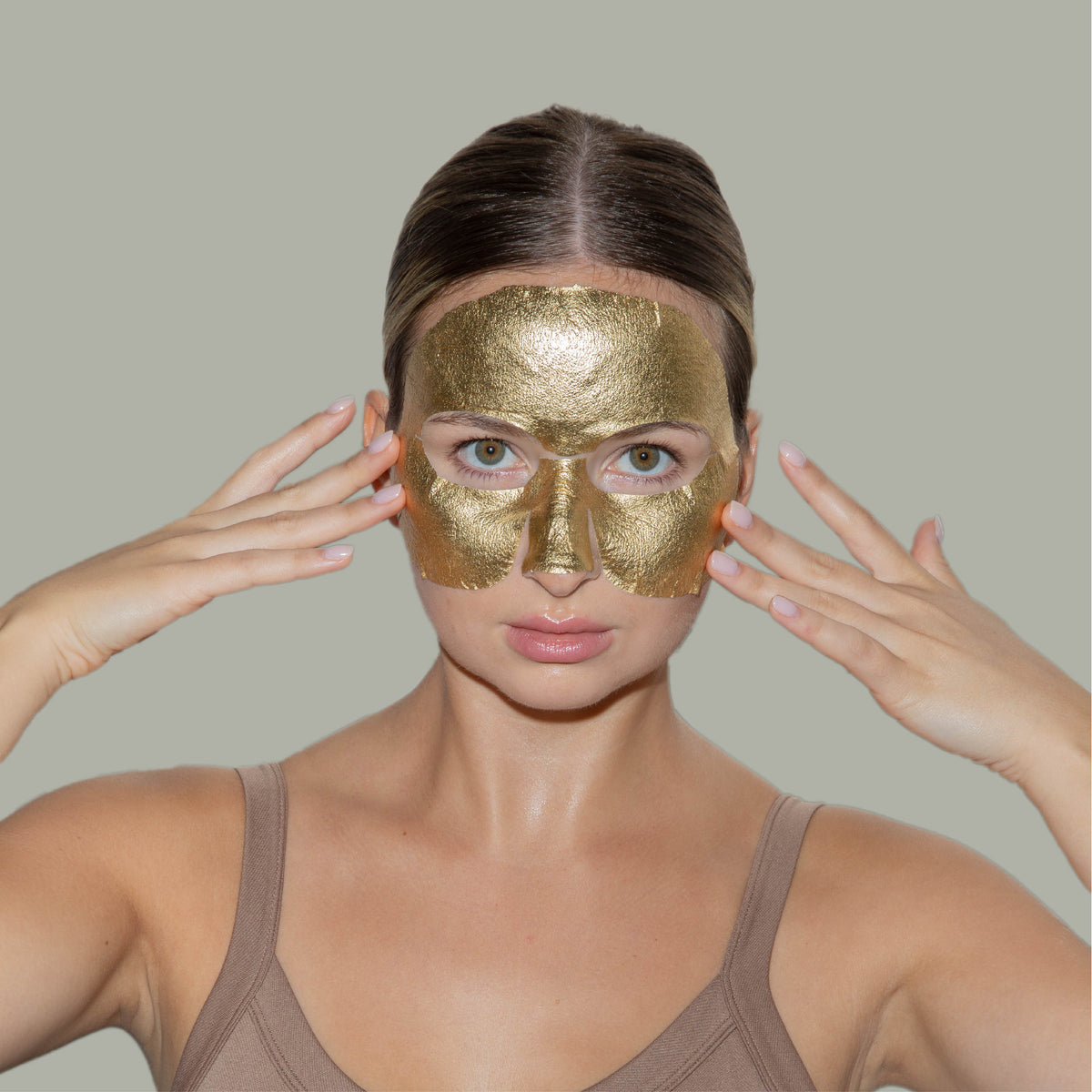 24K Gold Foil Premium Collagen Face Mask