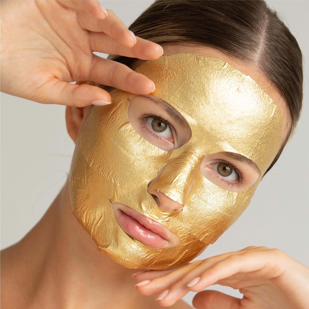 24K Gold Foil Premium Collagen Face Mask