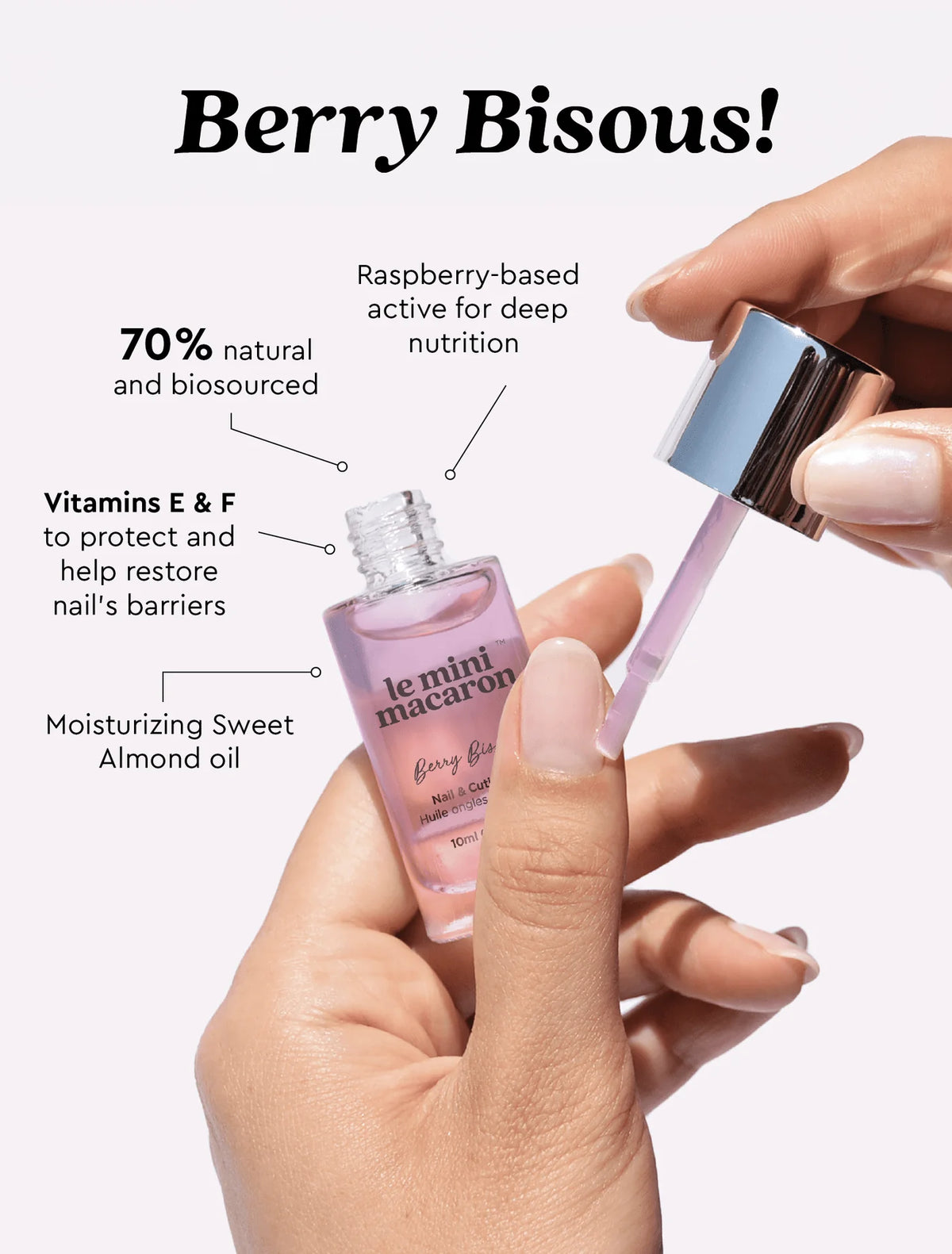 Nagla- og Naglabandsolía Hindberja