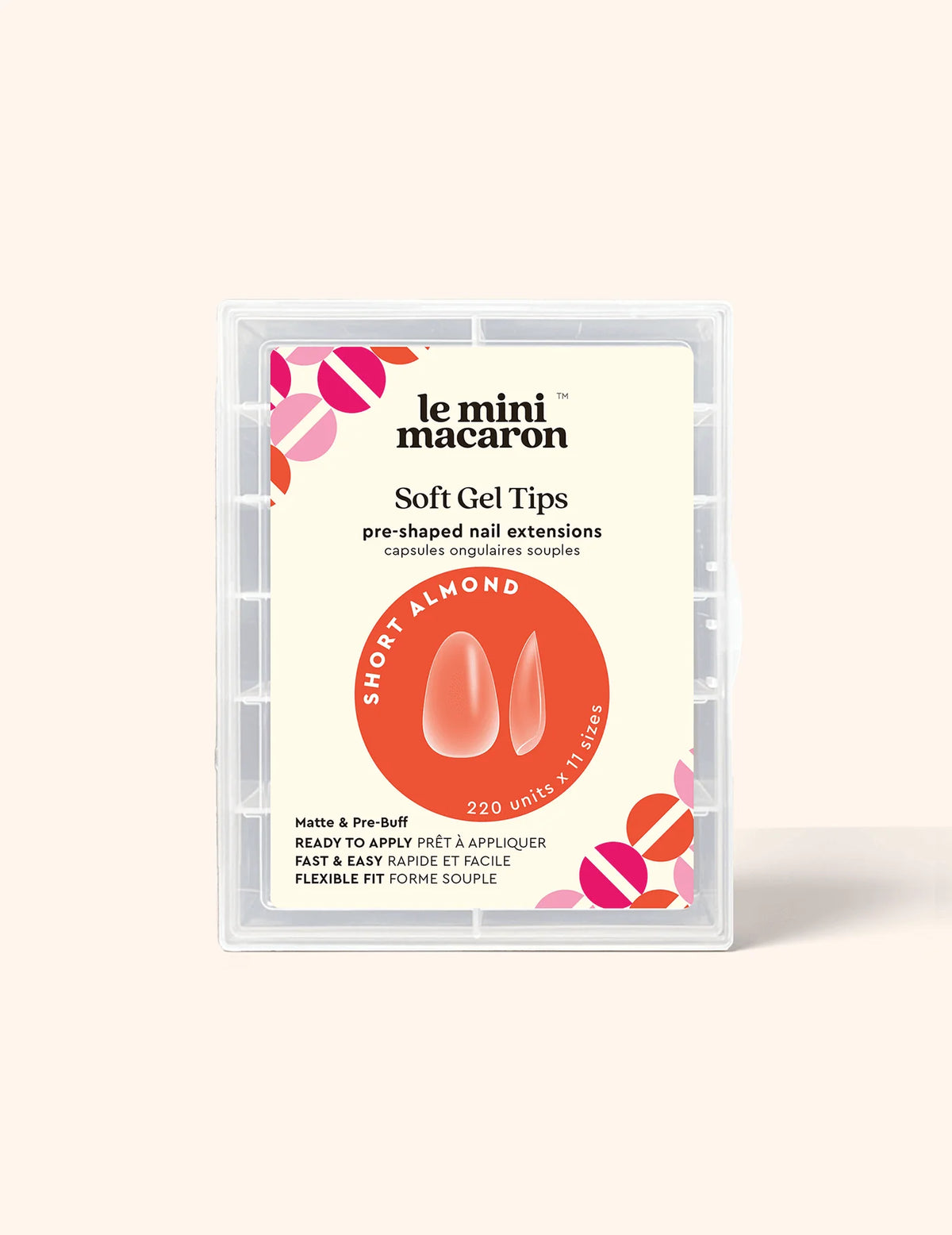 Le Soft Gel Tips - Short Almond