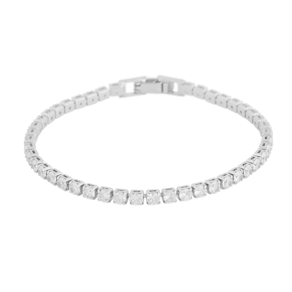 Siri Stone Armband Silfur