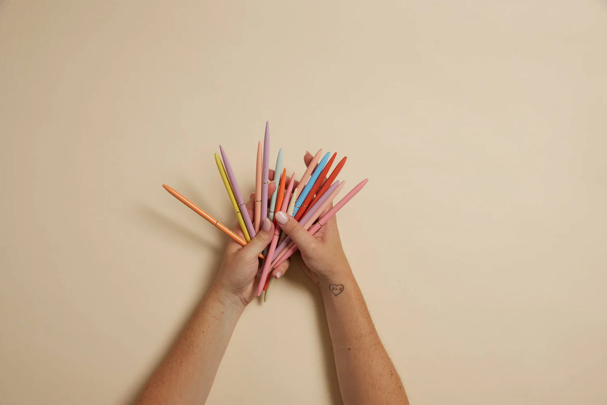 Twisty Slim Metal Pen Set - Celestial 4. stk.