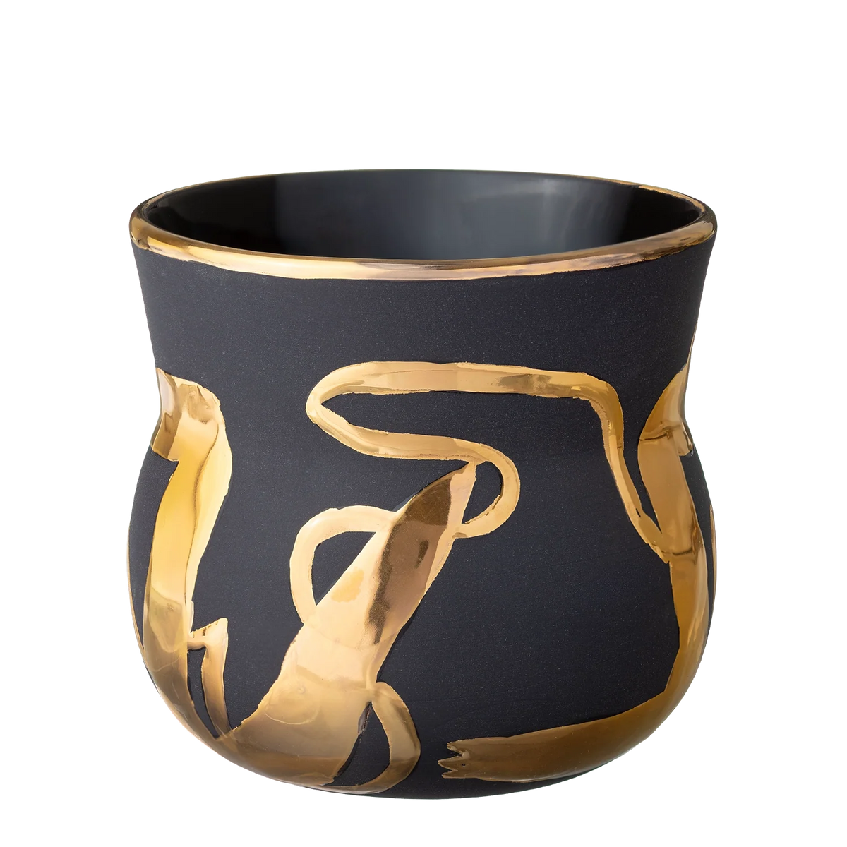 Veltibolli Flæði Svartur/Gylltur