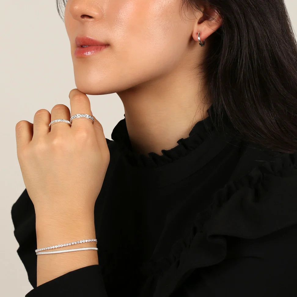 Ace Double Armband Silfur