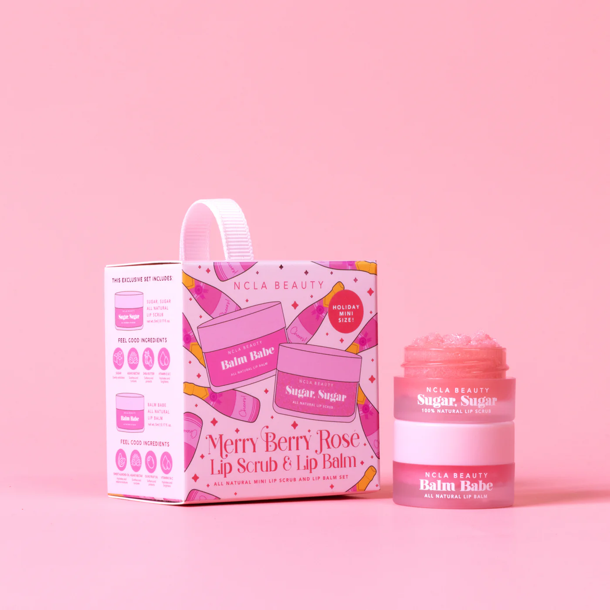 Merry Berry Rose Ornament Lip Care Set