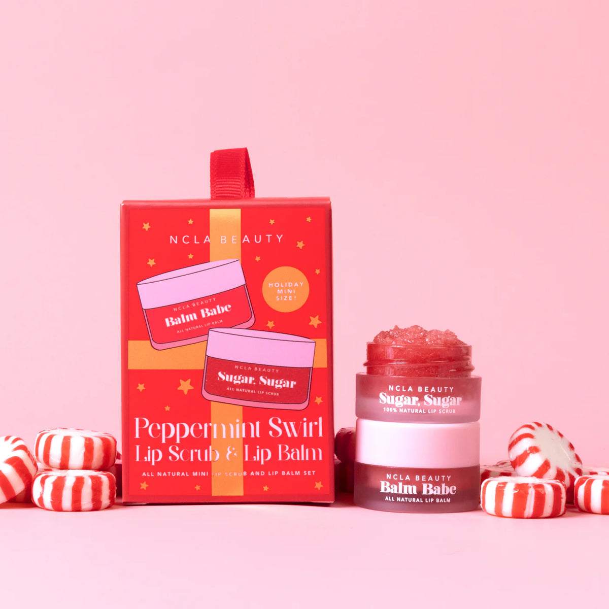 Peppermint Swirl Ornament Lip Care Set