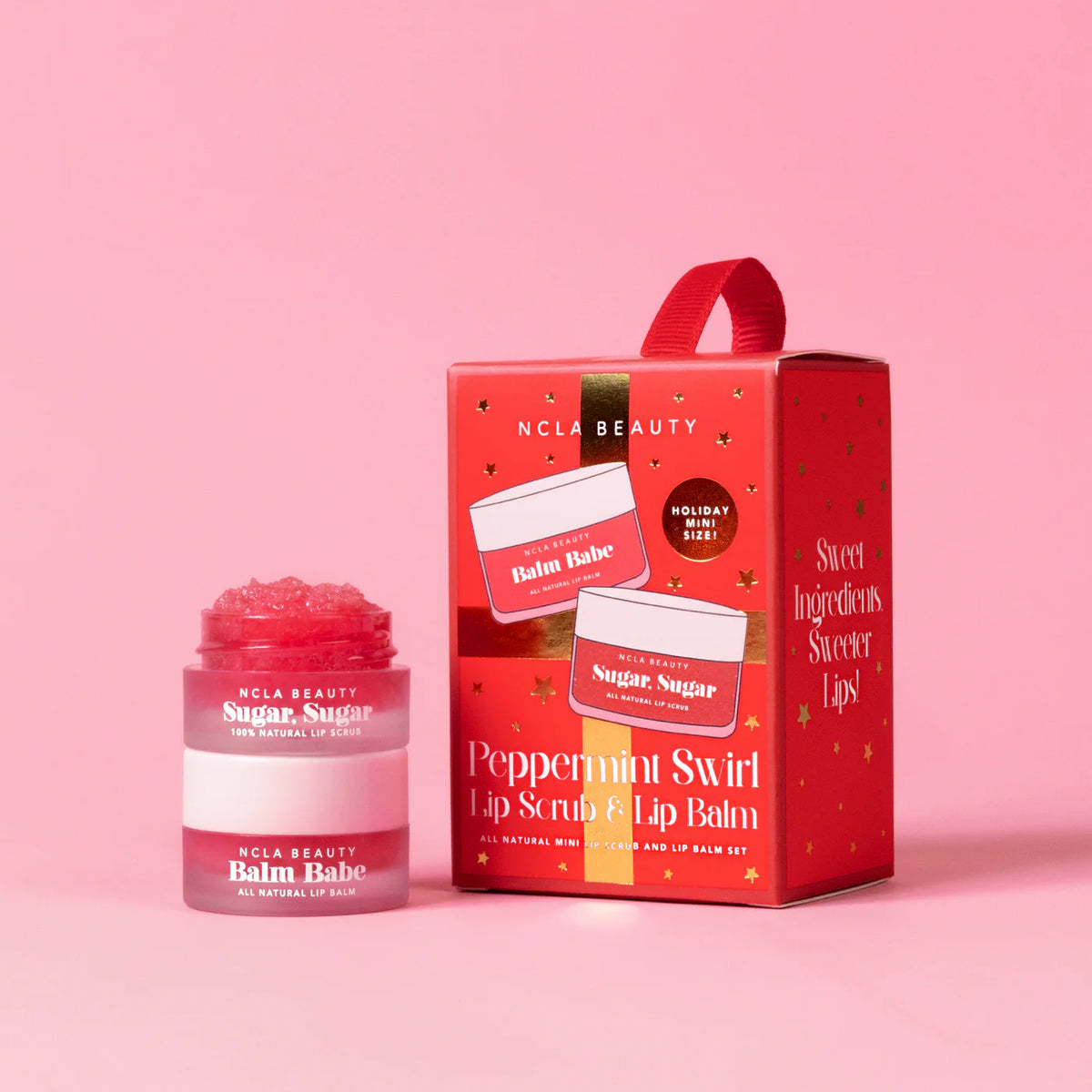 Peppermint Swirl Ornament Lip Care Set