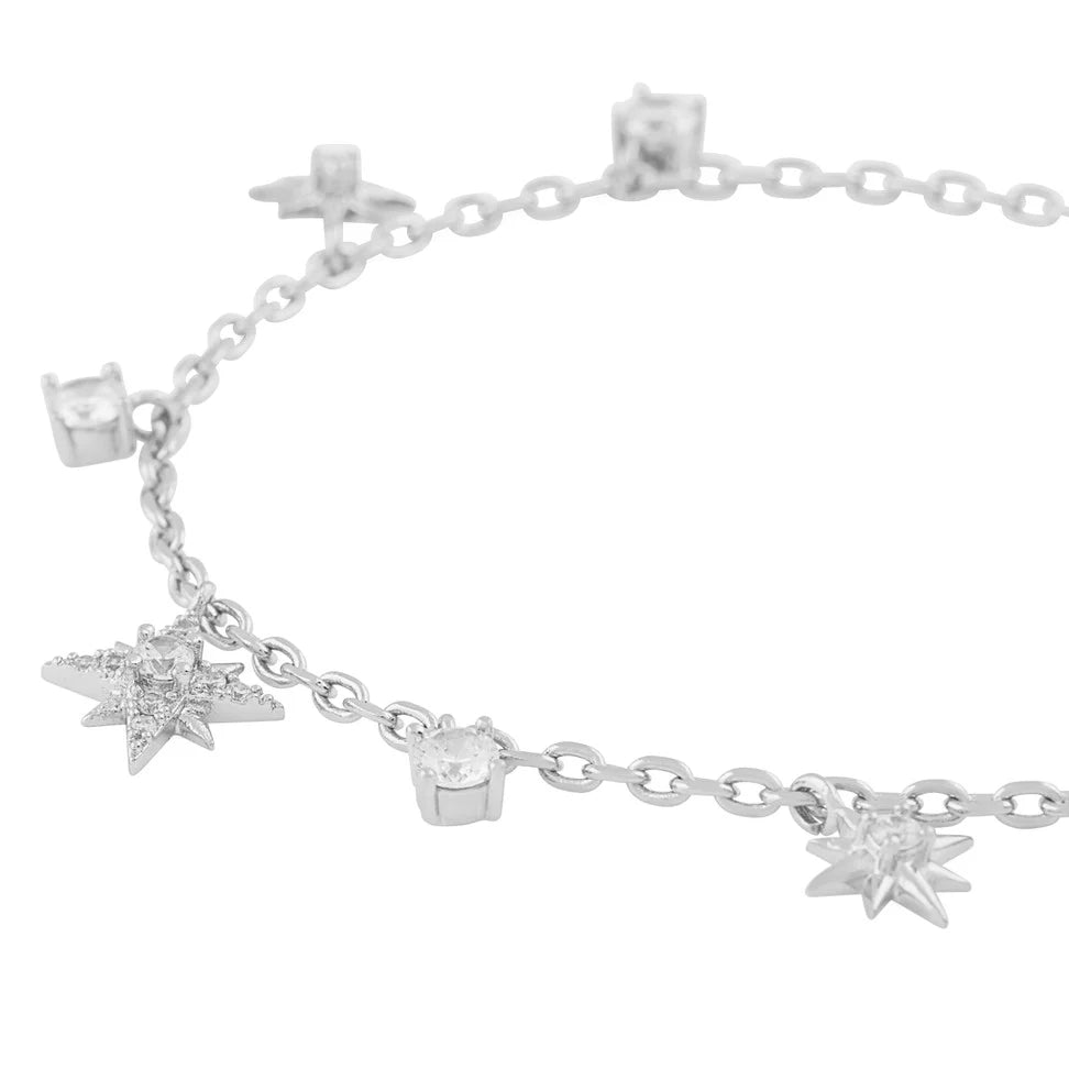 Stellaris Charm Armband Silfur