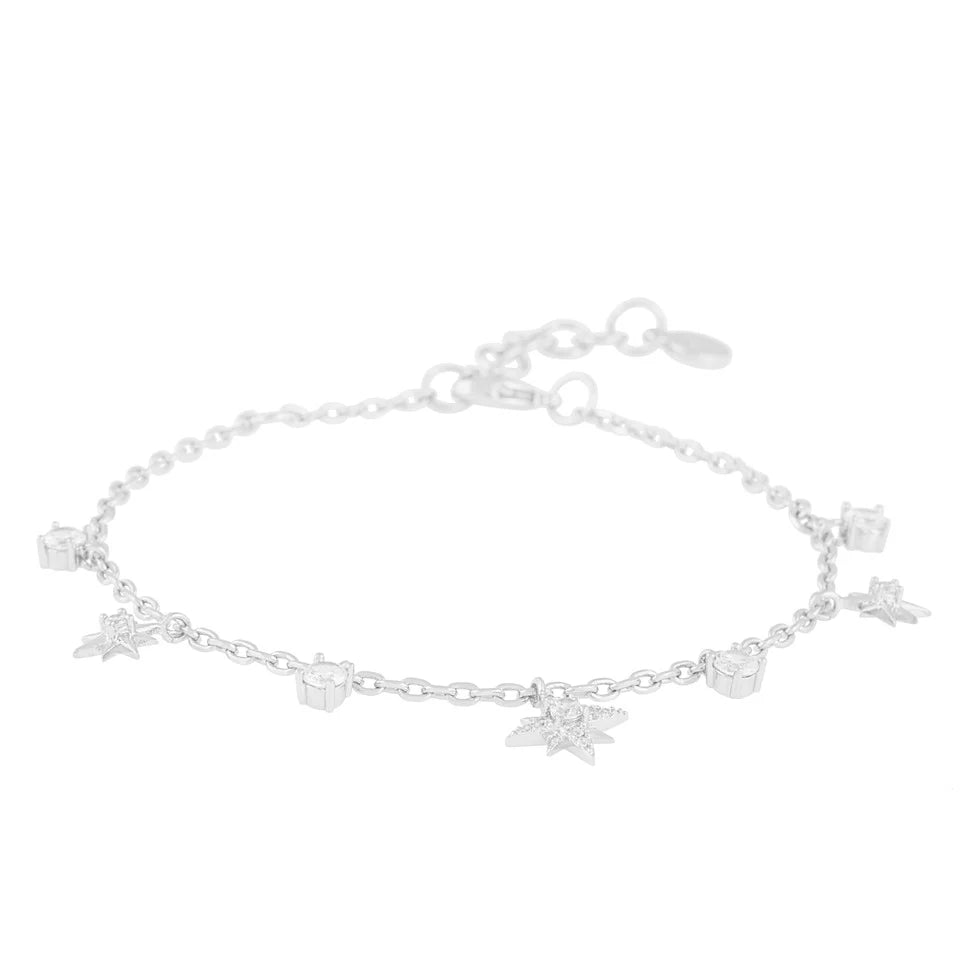 Stellaris Charm Armband Silfur