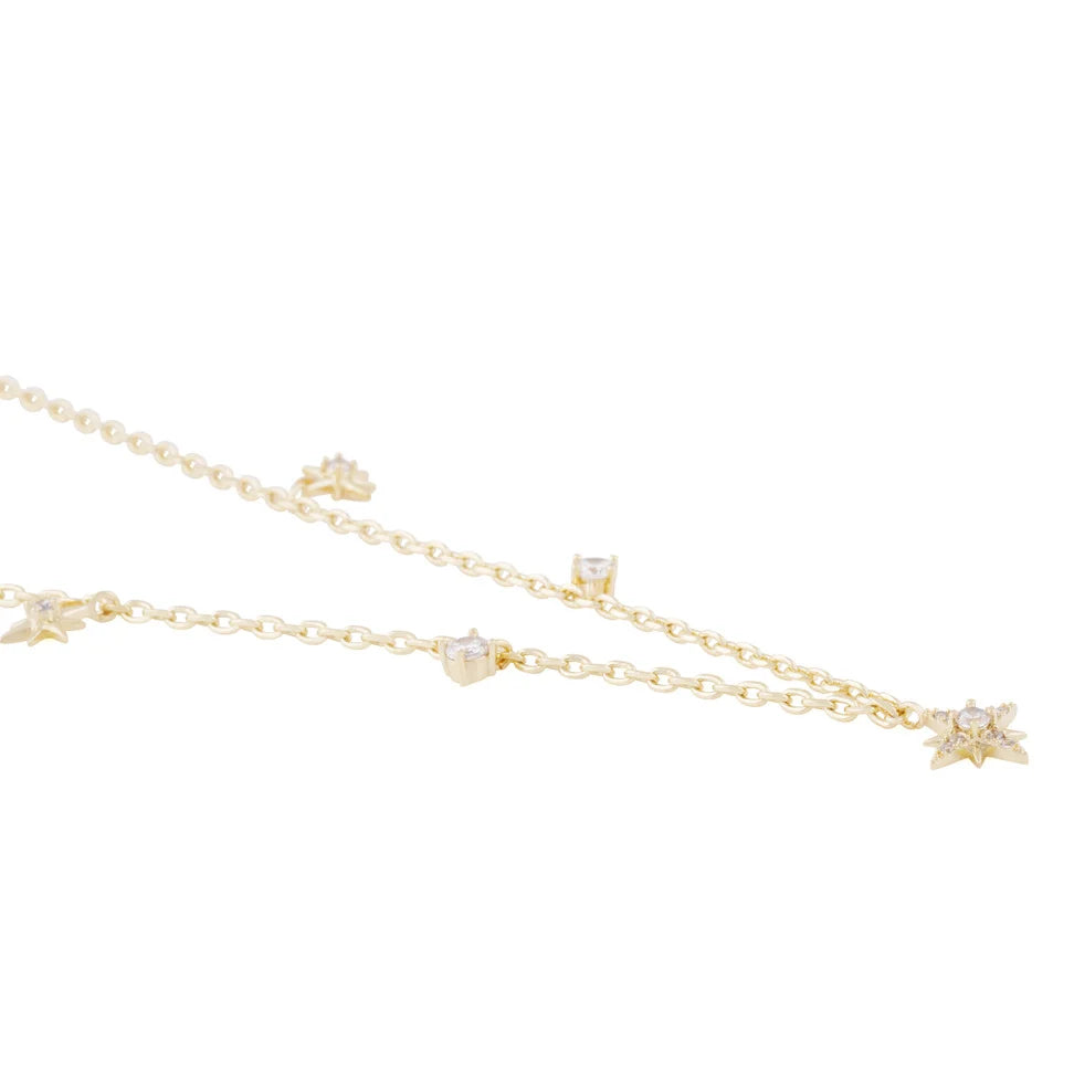 Stellaris Charm Hálsmen Gull