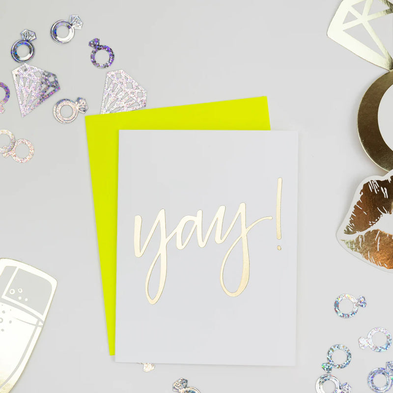 Tækifæriskort "YAY"
