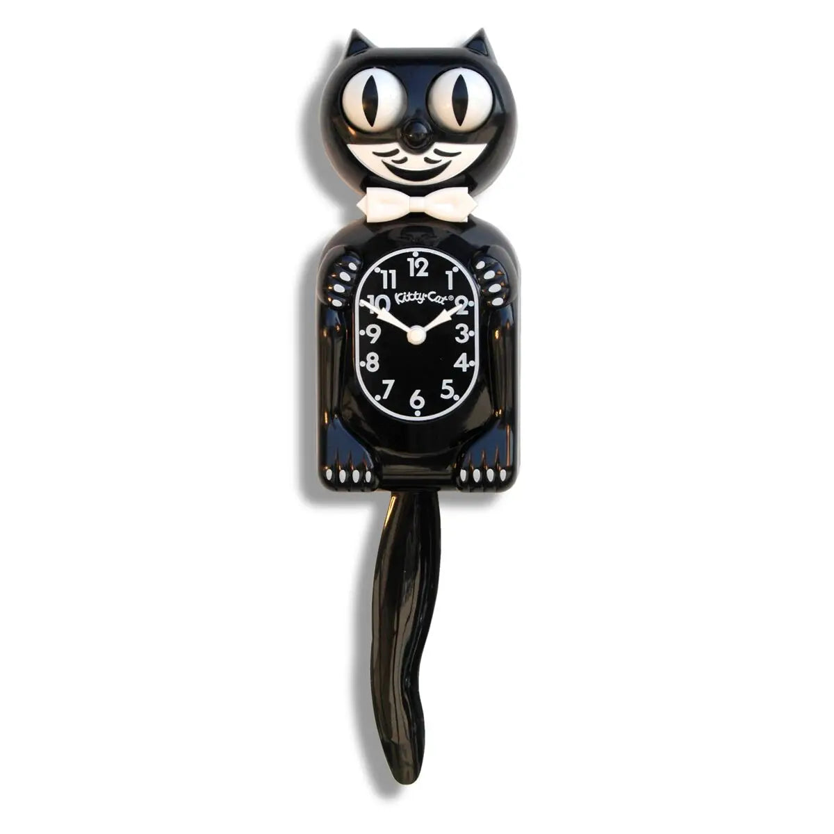 Kitty-Cat Klock Svört Minni