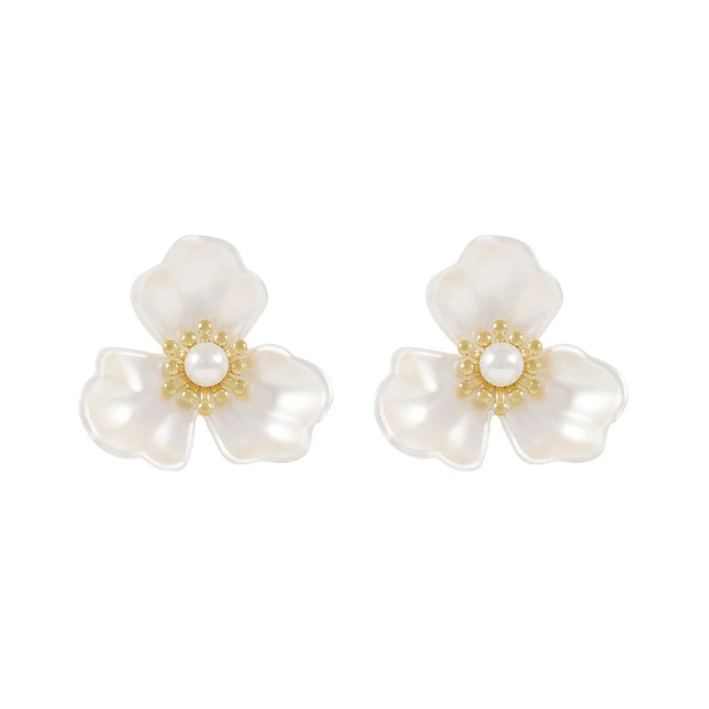 Snö Icon Flower Eyrnalokkar
