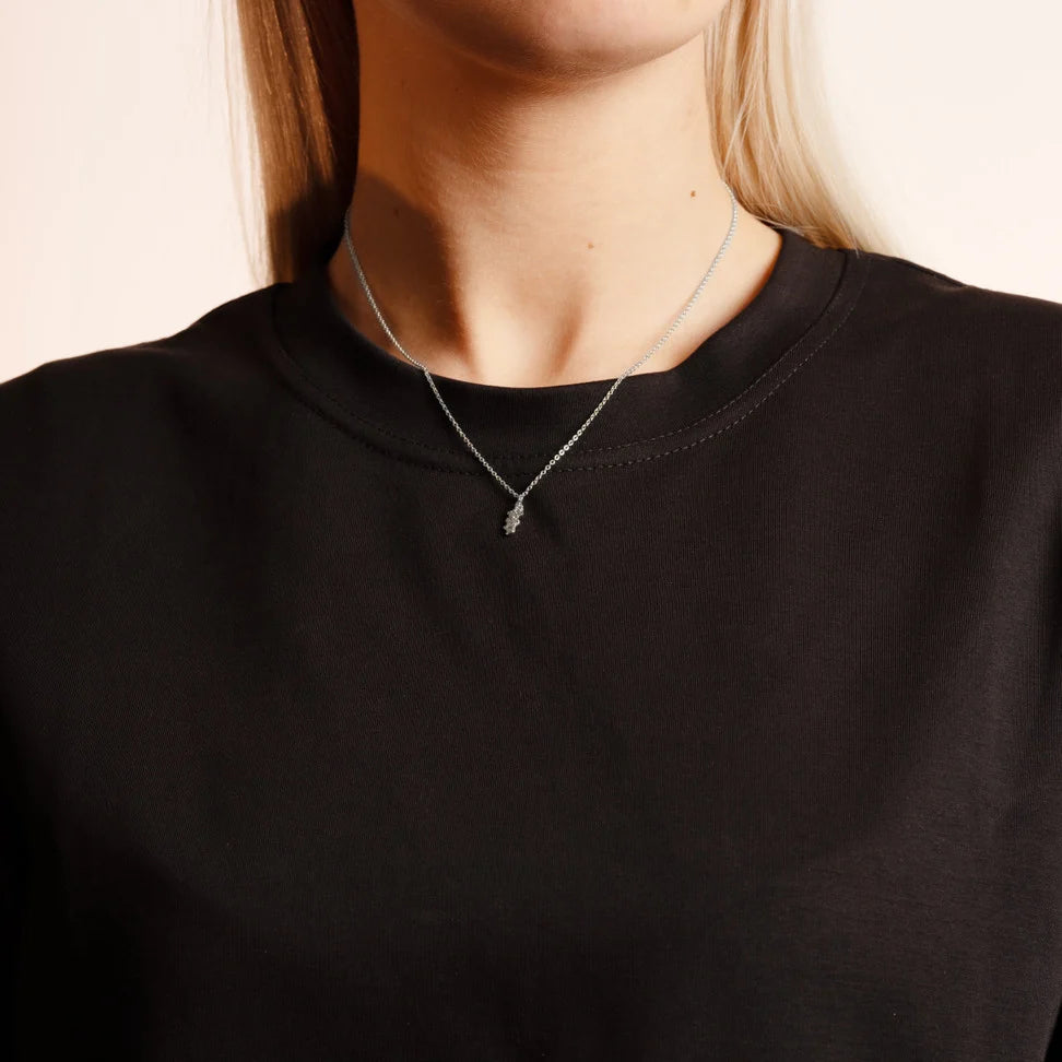 Cat Pendant Hálsmen Silfur