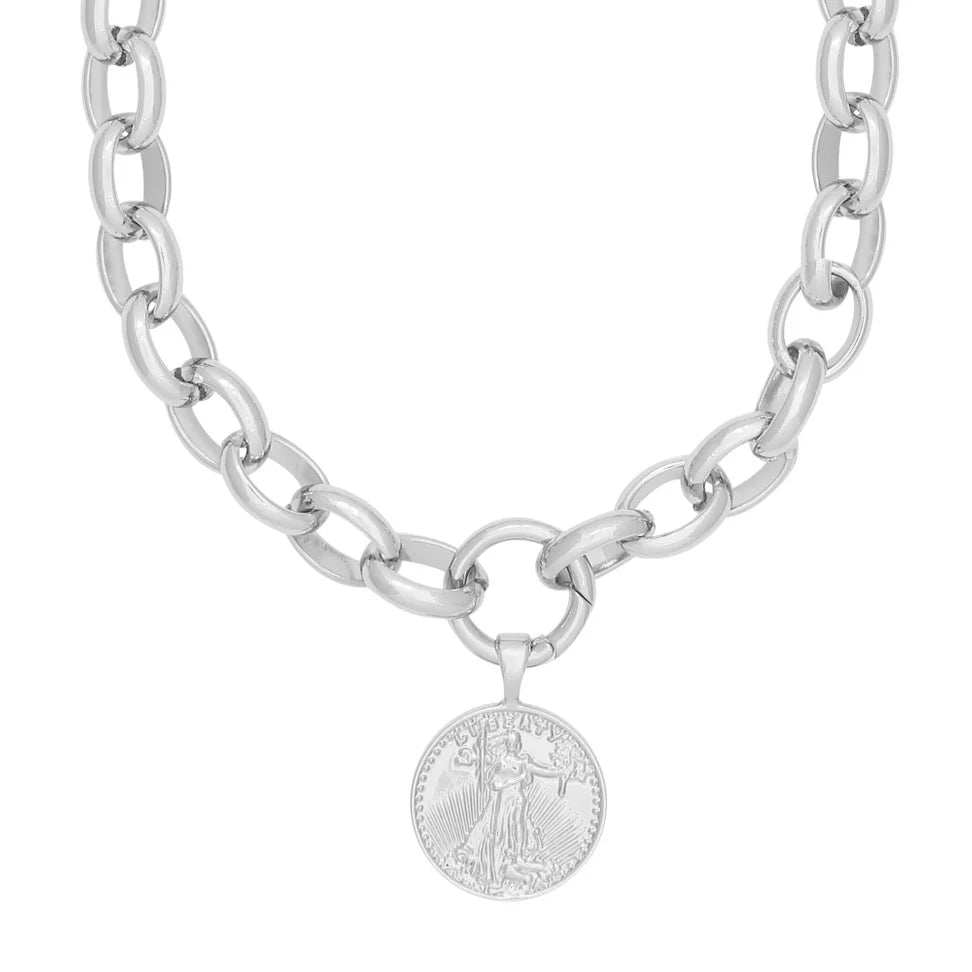 Rule Coin Hálsmen 50 Silfur