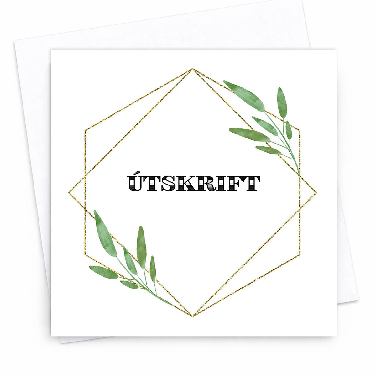 Tækifæriskort "Útskrift"