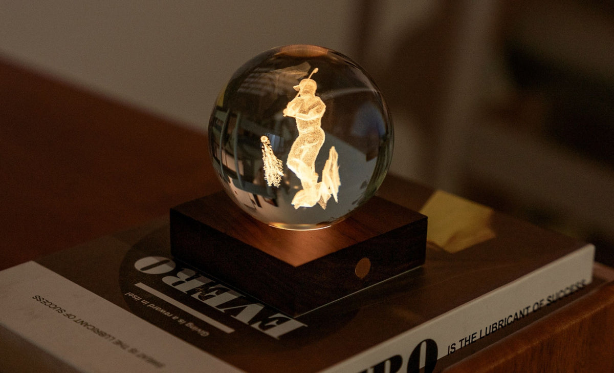 Amber Kristalslampi Golf