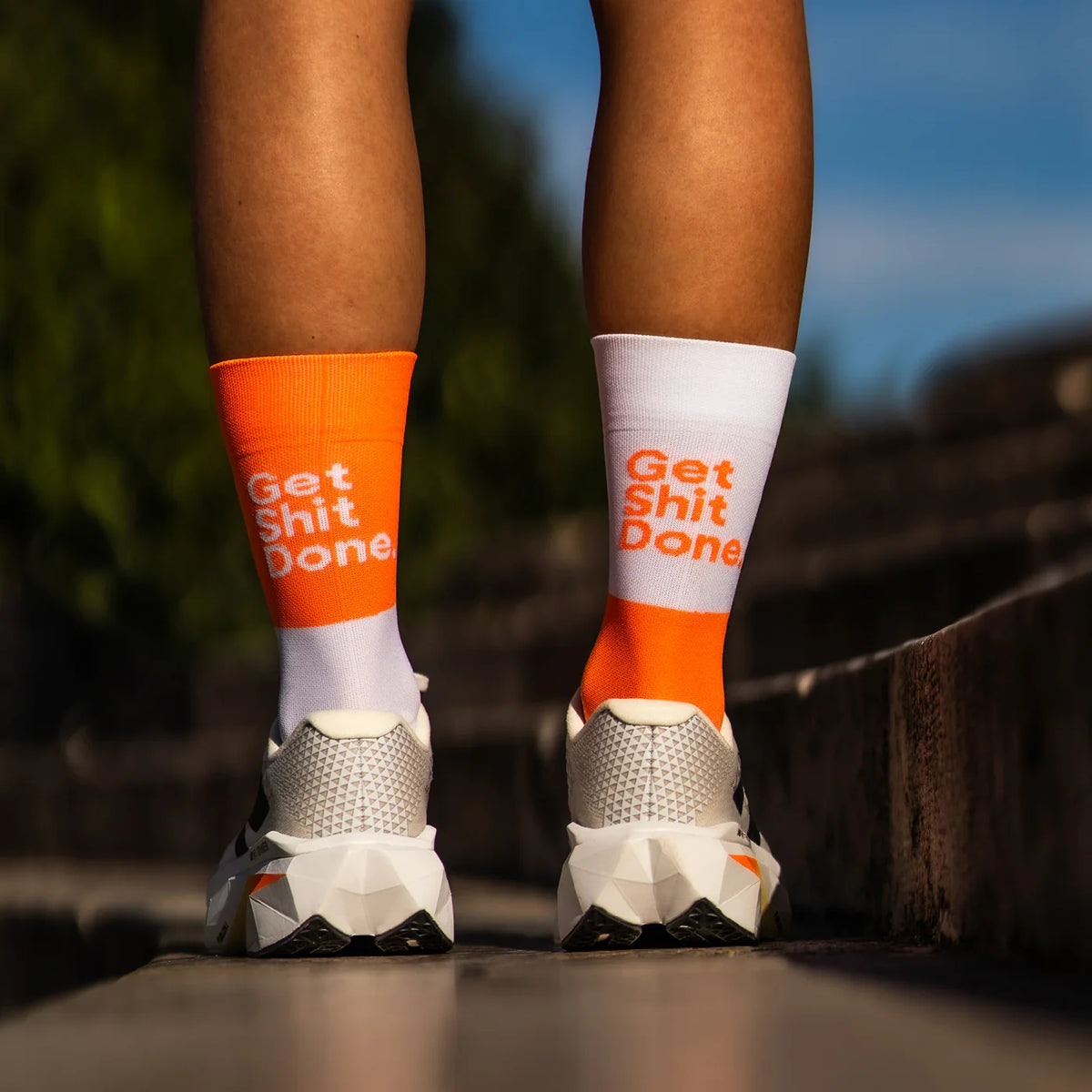 Hlaupasokkar Get Shit Done - Orange
