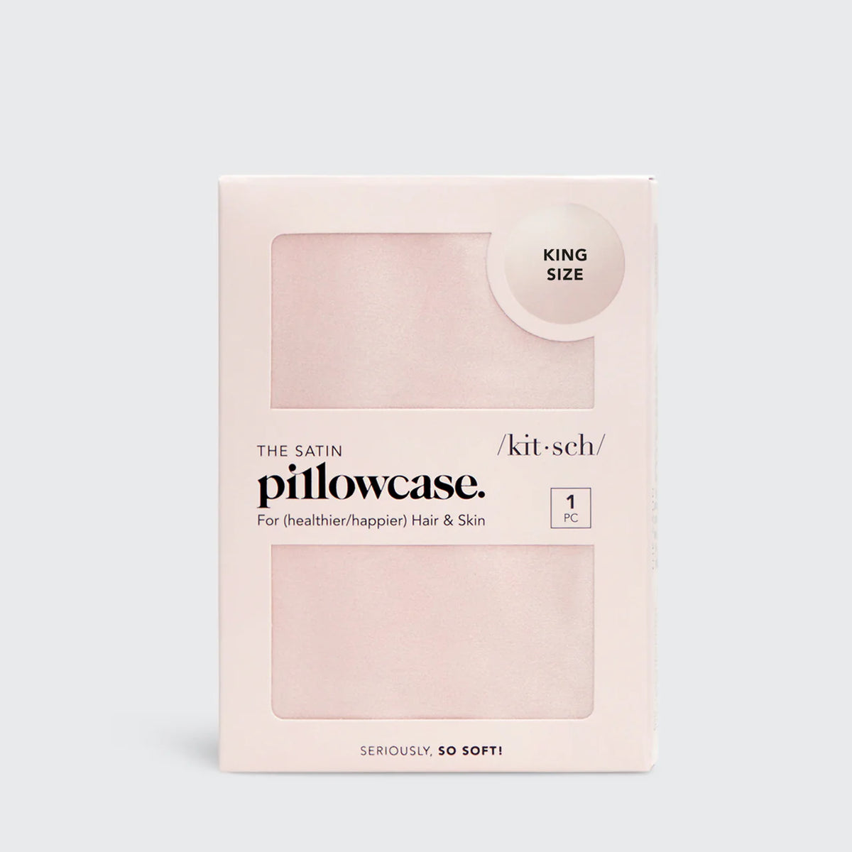 XL Satín Koddaver Blush
