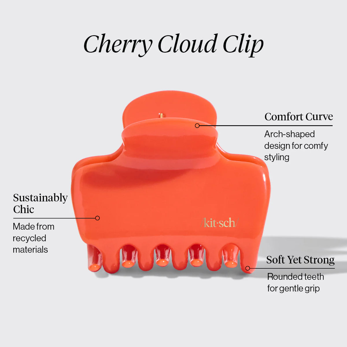 Cloud Hárklemma - Cherry Rauð