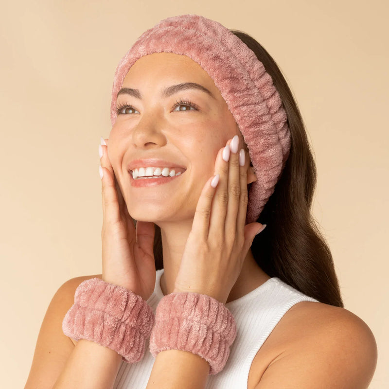 Spa Headband & Wristlets 3pc Set