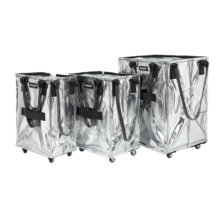 Hulken® Original Rolling Tote Bag Silver
