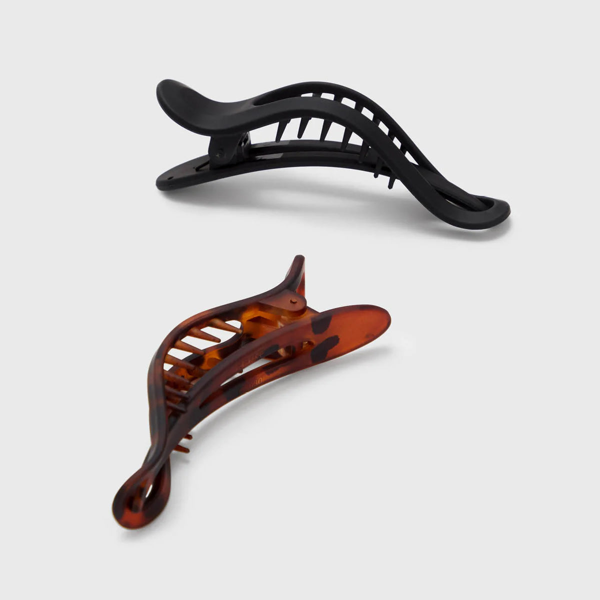 Curved Flat Lay Claw Clips 2stk.