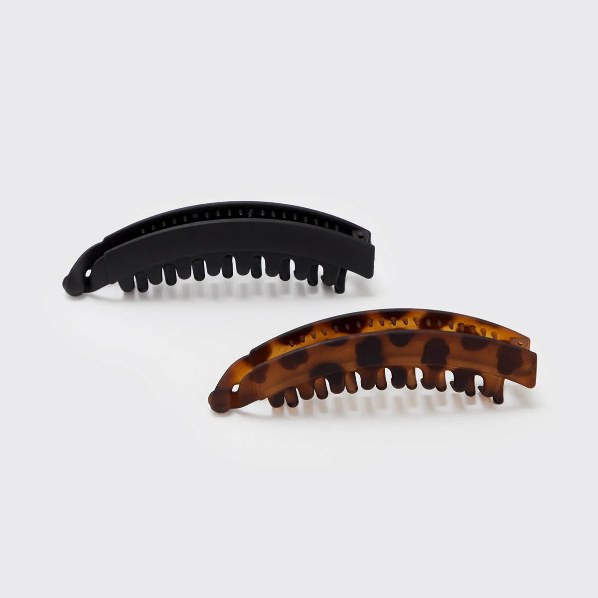 Banana Clip 2stk - Black &amp; Tort