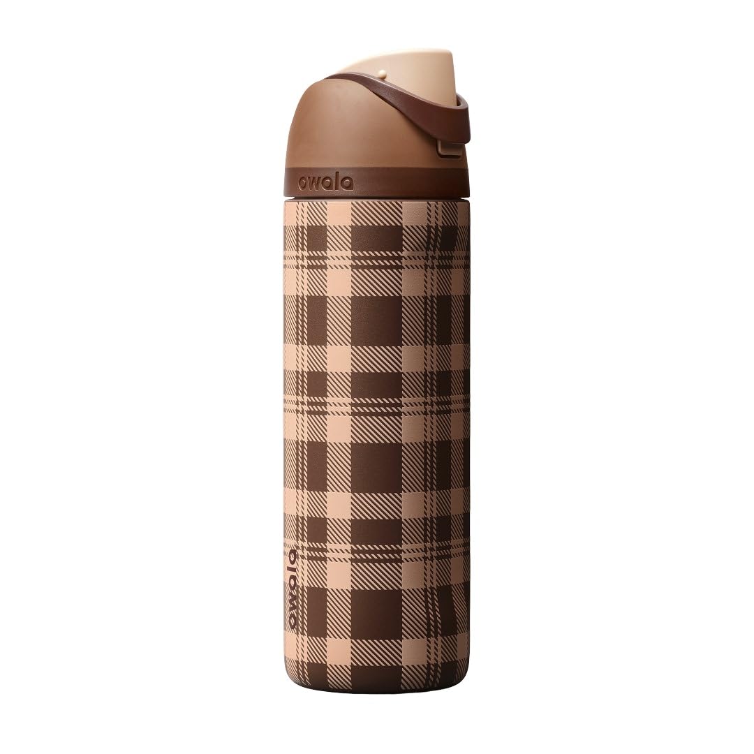 Owala FreeSip® Vatnsbrúsi Plaid & Simple 24oz
