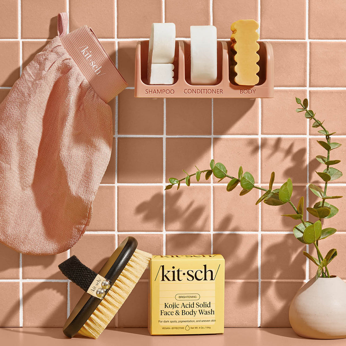Brightening Kojic Acid Solid Face & Body Wash