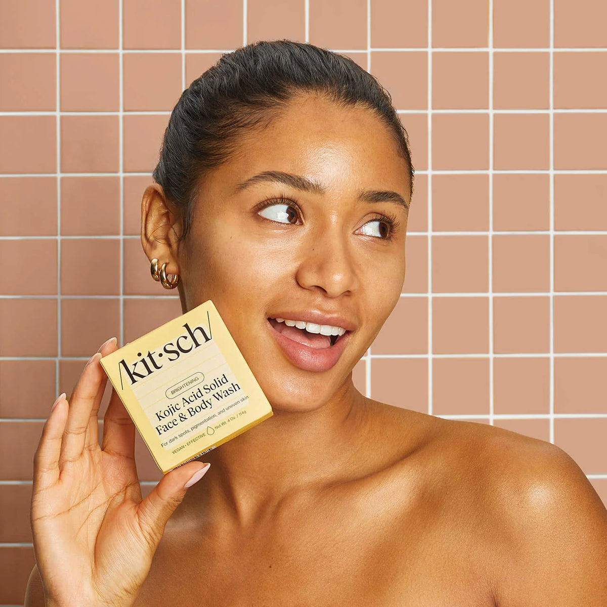 Brightening Kojic Acid Solid Face & Body Wash