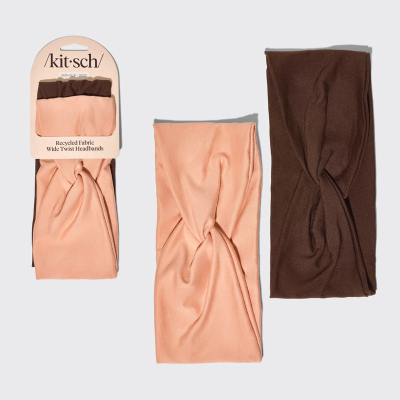 Wide Twist Headbands 2stk.