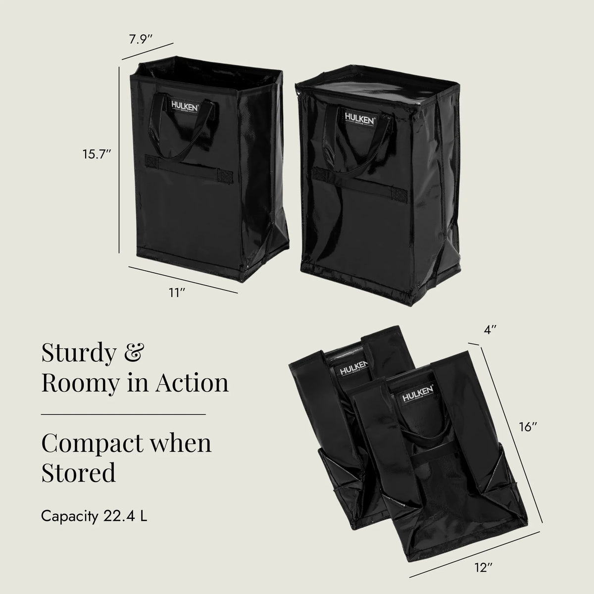 The Tidy & Chill Insert Set Black