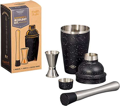 Kokteilsett Svart/Silfur 3 stk.