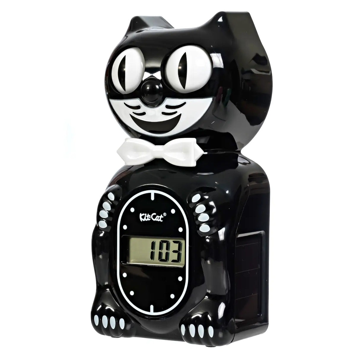 Kit-Cat Klock Svört Vekjaraklukka