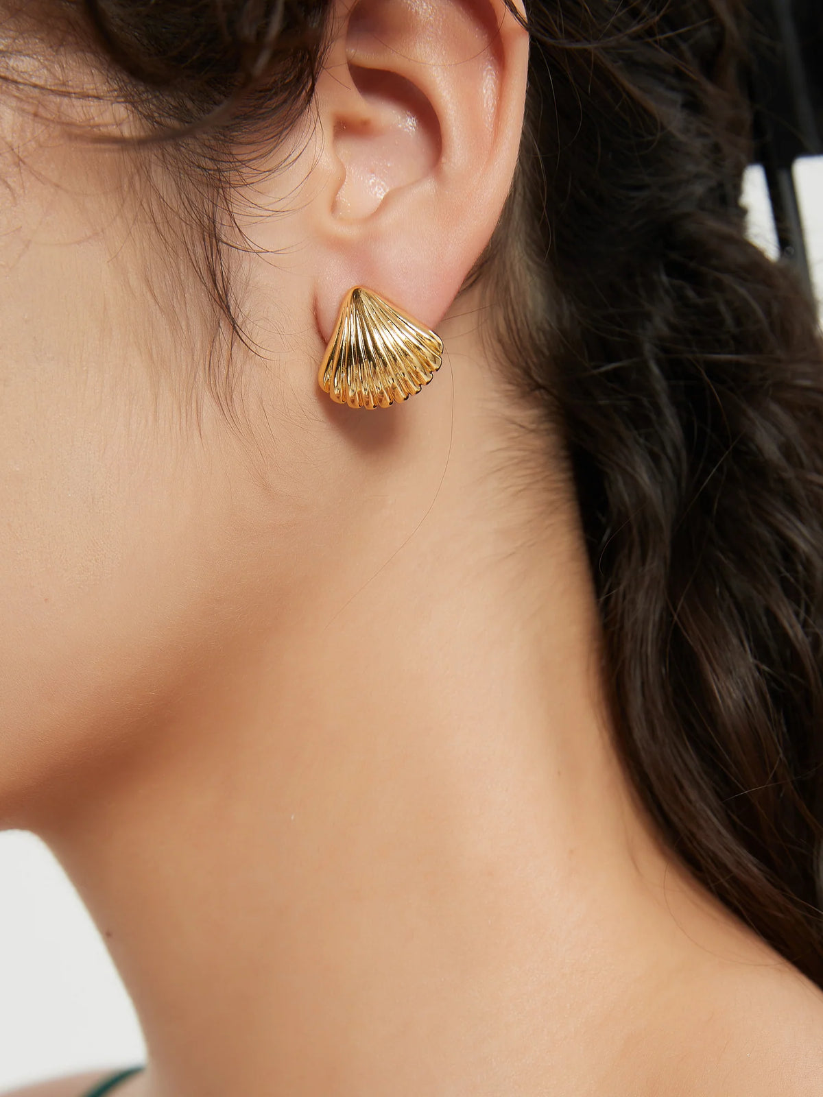 Shell Ear Studs Eyrnalokkar
