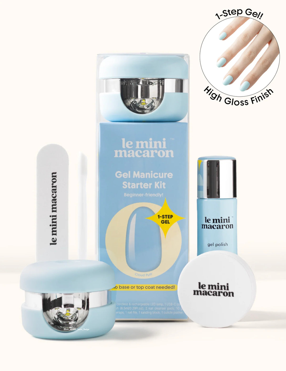 Gel Manicure Sett - Cloud Puff