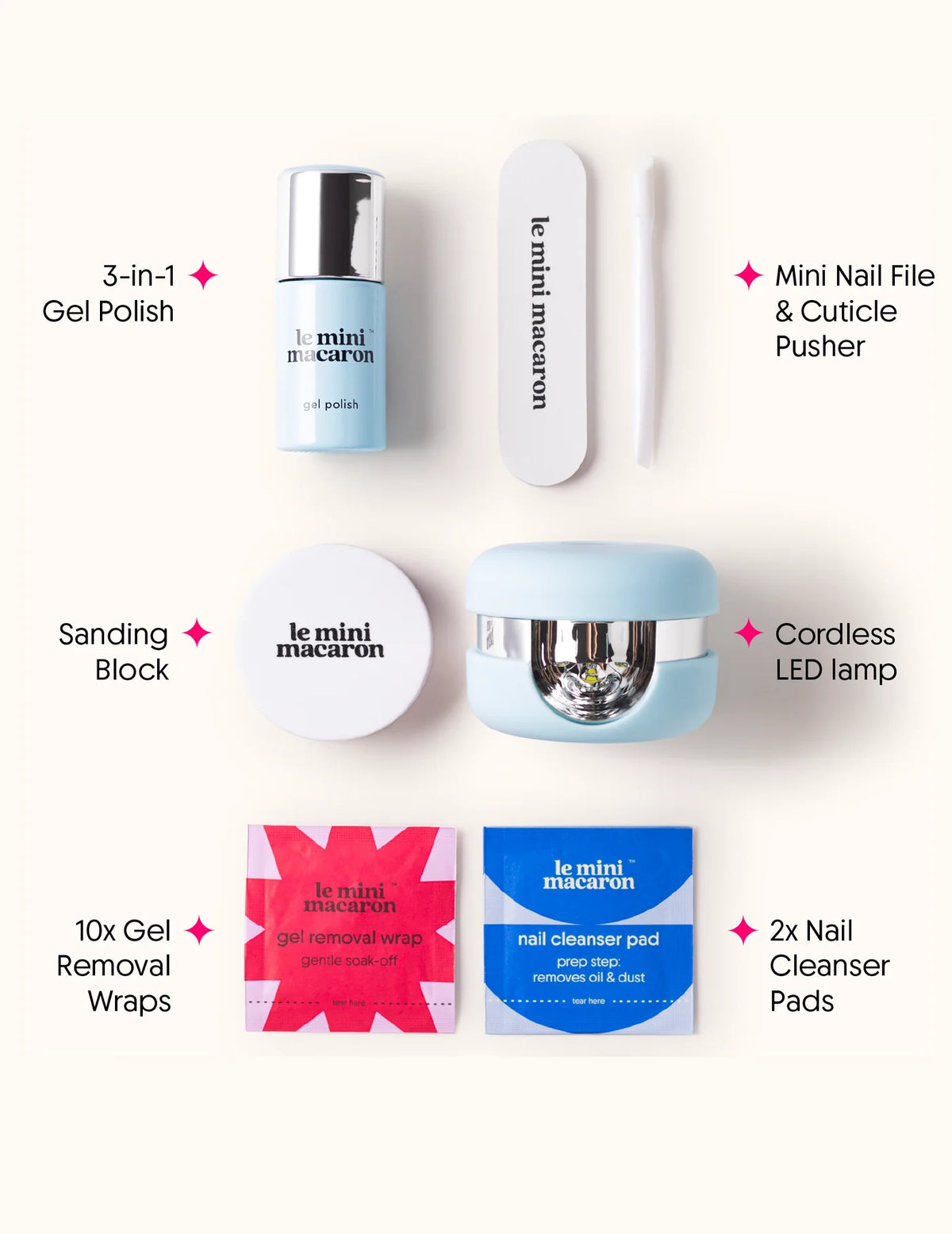 Gel Manicure Sett - Cloud Puff