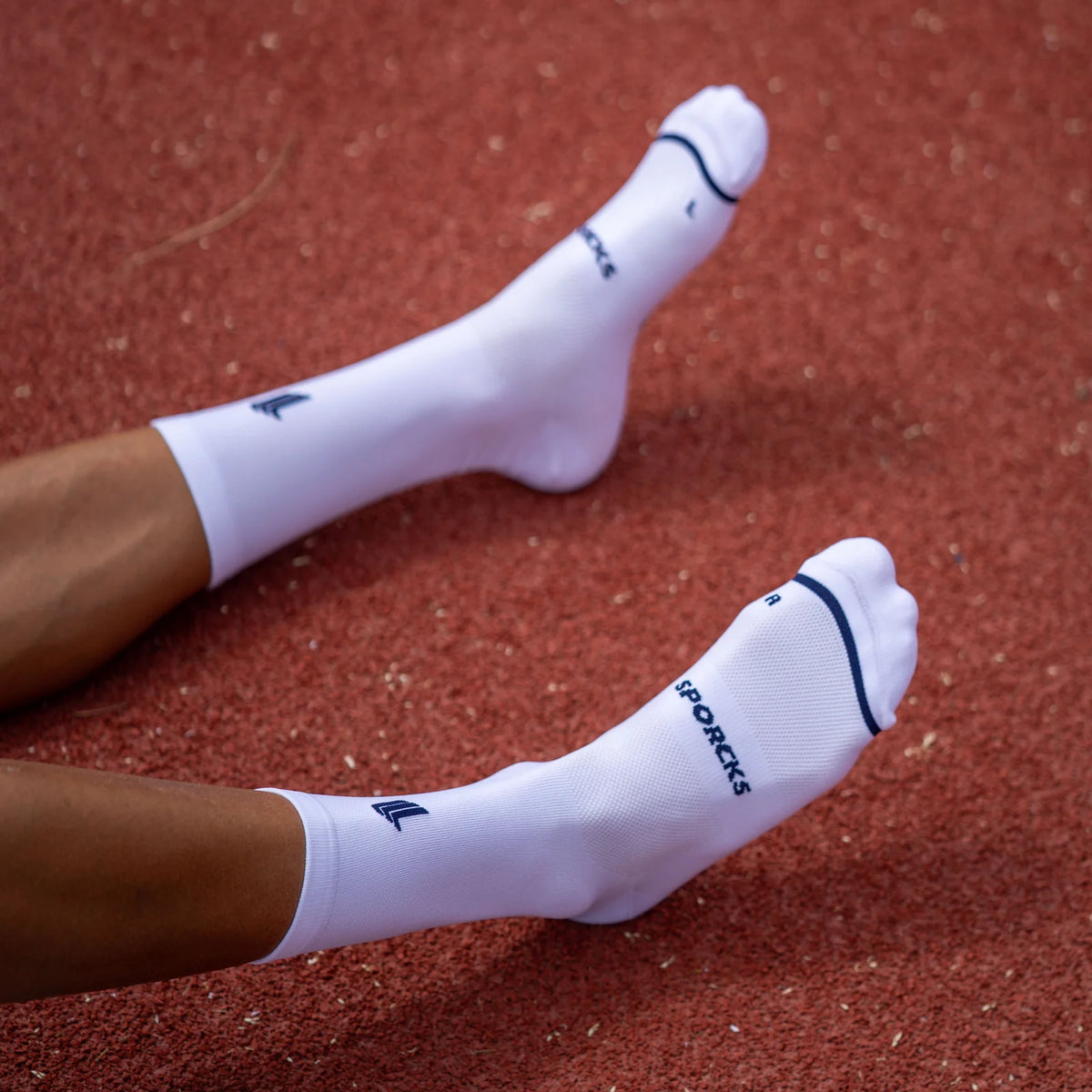Hlaupasokkar Ultralight White