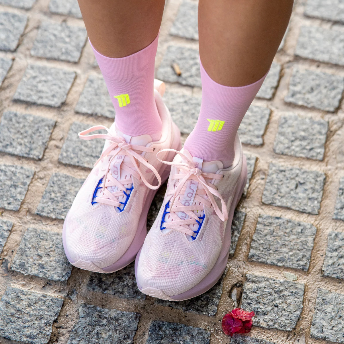 Hlaupasokkar Girl Power - Pink
