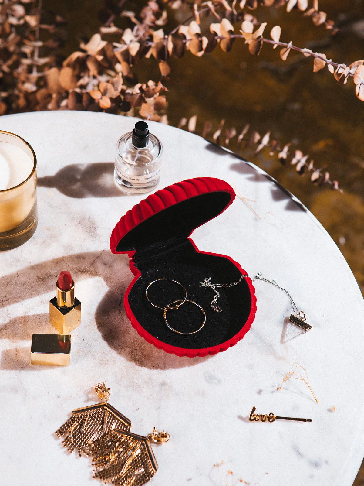 Venus Skartgripabox Rautt