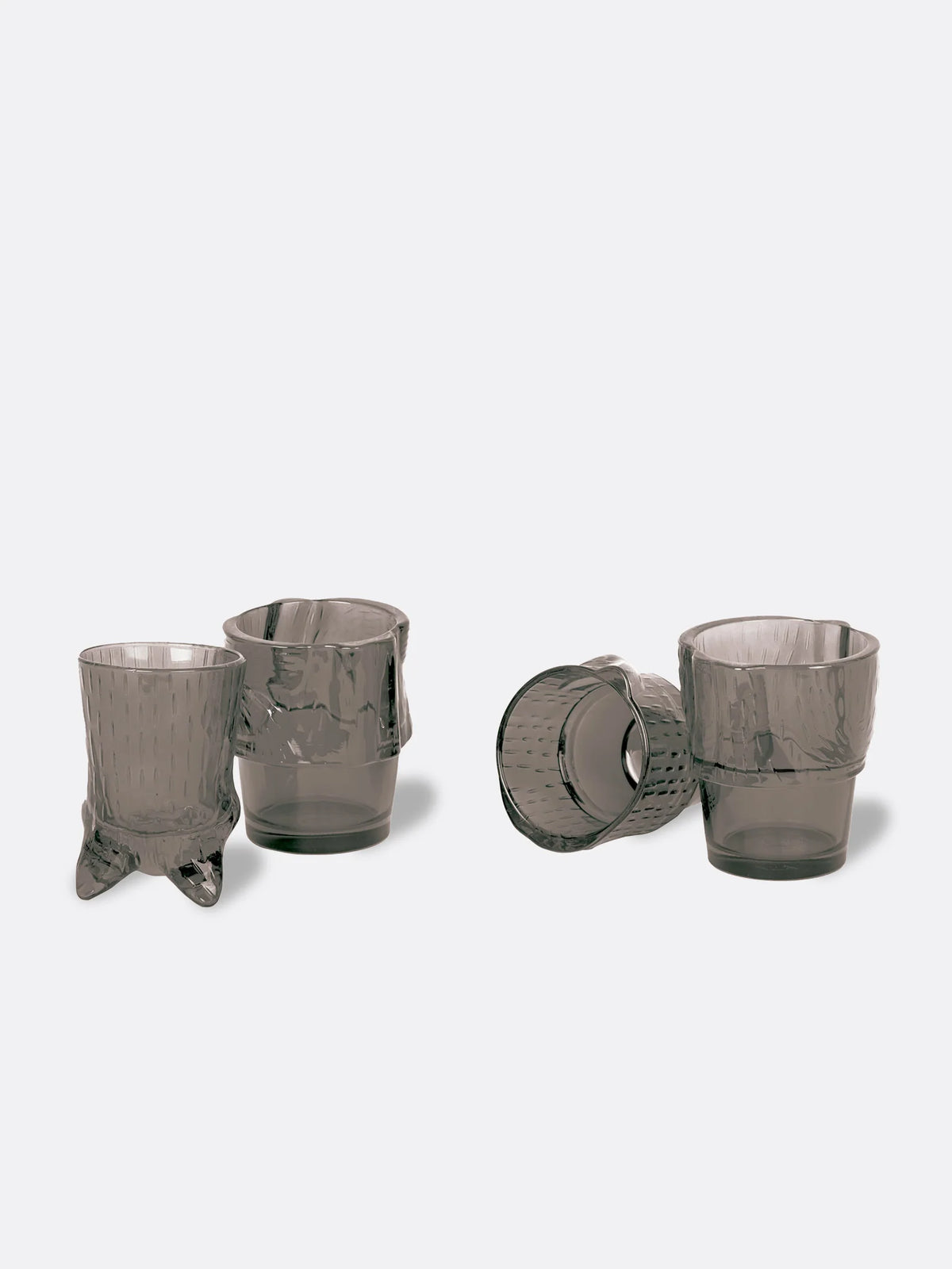 4 stk. Staflanleg Glös Kisa