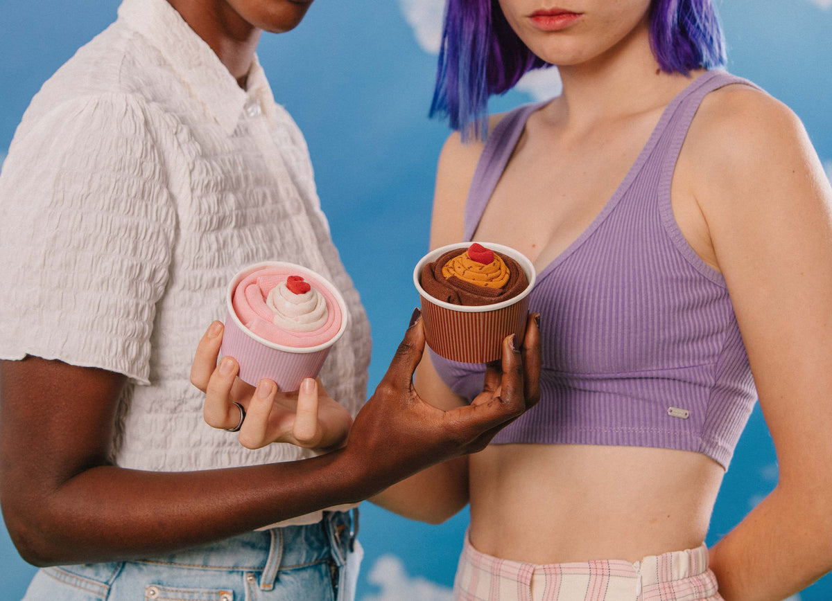 Sokkar Strawberry Cupcake