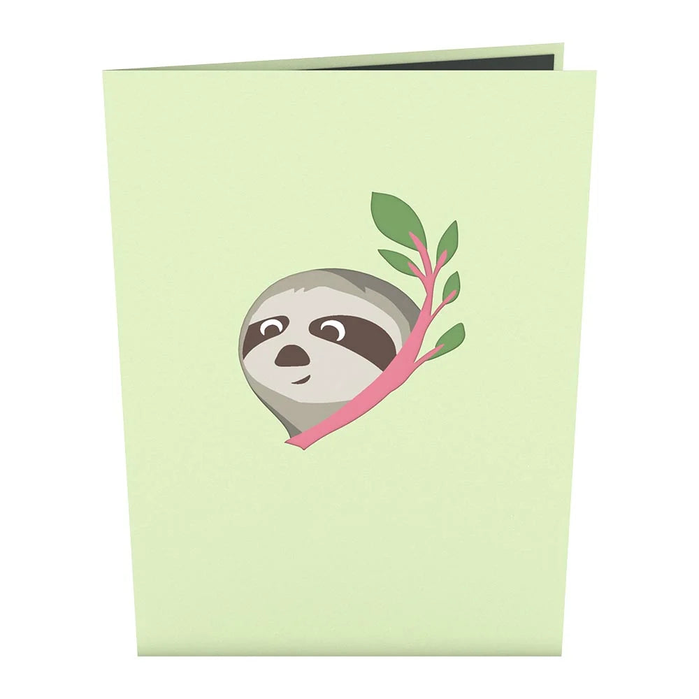 Friendship Sloth Pop-Up Card