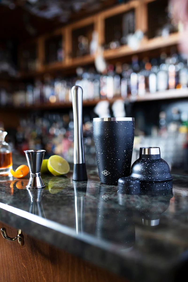 Kokteilsett Svart/Silfur 3 stk.