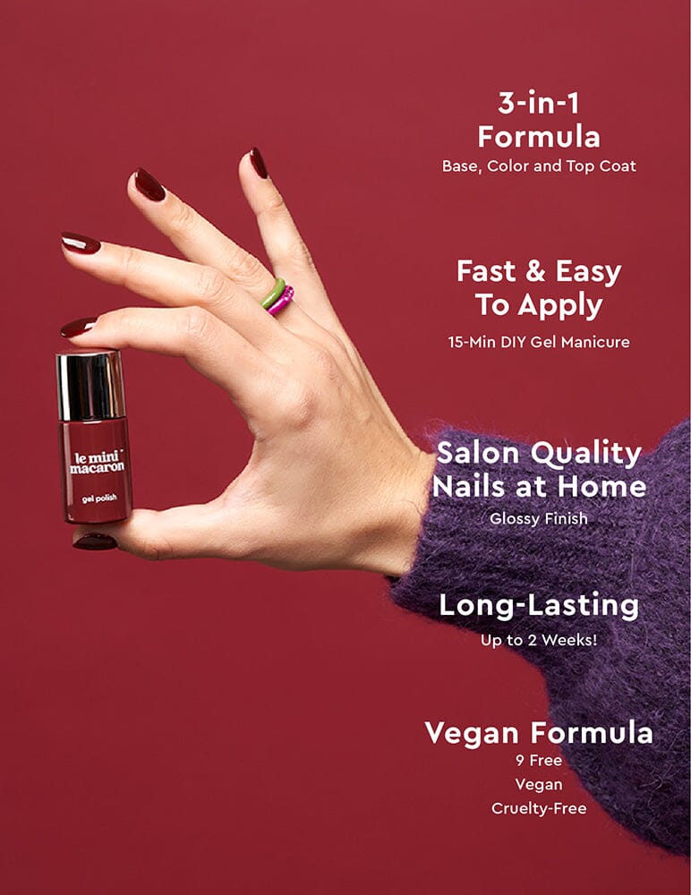 Gel Manicure Sett - Cassis